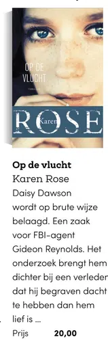 Op de vlucht Karen Rose Daisy Dawson