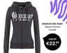 BOXEUR DES RUES Zipped woman hoodie