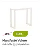 Manifesto Valero sidetable 75,5x29x66cm