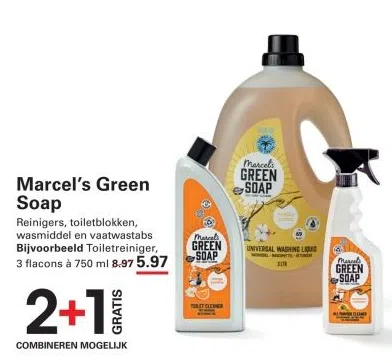Supermarkt aanbieding in Oranjebuurt: Marcel's Green Soap, 