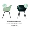 Sophie Element Armchair French Green & Night Green