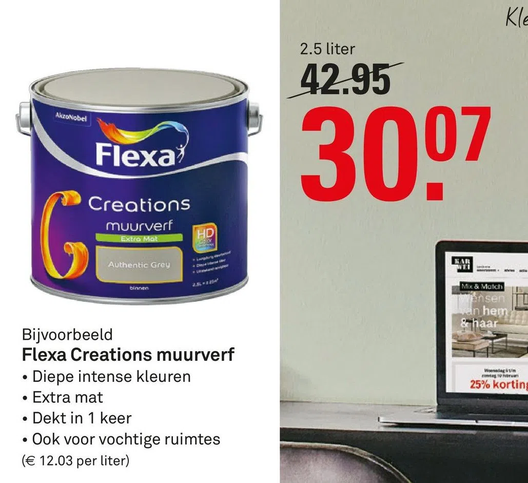 Aanbieding flexa