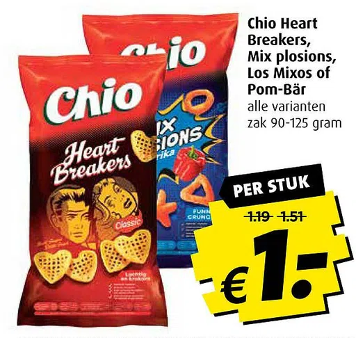 Chio Heart Breakers, Mix plosions, Los Mixos of Pom-Bär