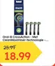 Oral-B CrossAction - Met CleanMaximiser-technologie - Opzetborstels - Zwart - 4stuks