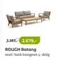 ROUGH Batang stoel-bank loungeset 4-delig
