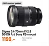 Sigma 24-70mm F/2.8 DG DN Art Sony FE-mount