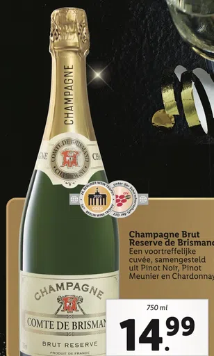 Champagne Brut Reserve de Brismand