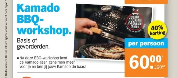 Supermarkt aanbieding in Osseveld-Oost: Kamado BBQ- workshop., 