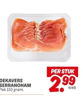 Supermarkt aanbieding in Rustenburg: DEKAVERS SERRANOHAM, 