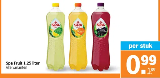 Spa Fruit 1. 25 liter