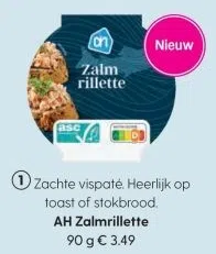 Supermarkt aanbieding in Zuidoostelijke Buitenwijken Ter Weijde: AH Zalmrillette, 