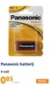 Panasonic batterij