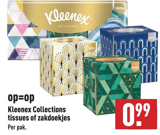 Kleenex Collections tissues of zakdoekjes