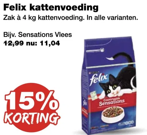 Felix kattenvoeding