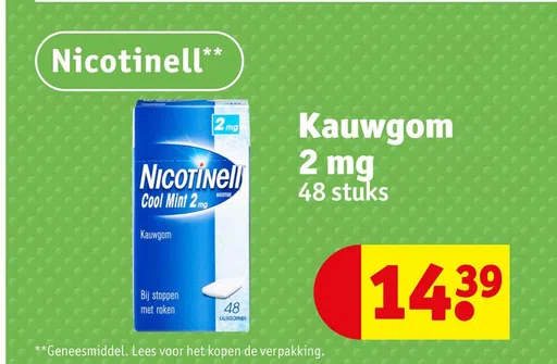 Kauwgom 2 mg