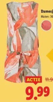 Supermarkt aanbieding in Kunstschildersbuurt: Damesjumpsuit, 