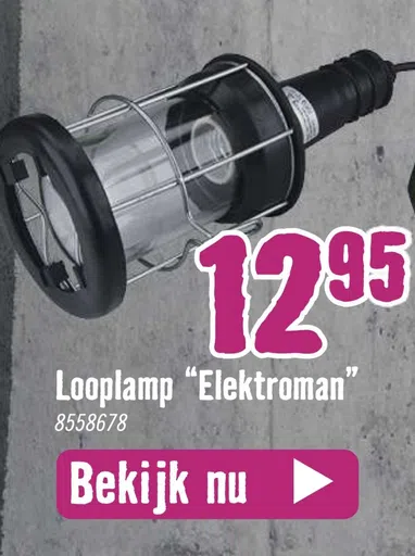 Looplamp "Elektroman