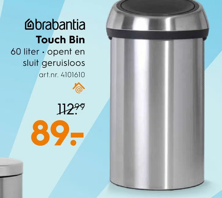 Touch Bin Aanbieding Blokker