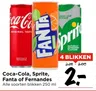Coca-Cola, Sprite, Fanta of Fernandes