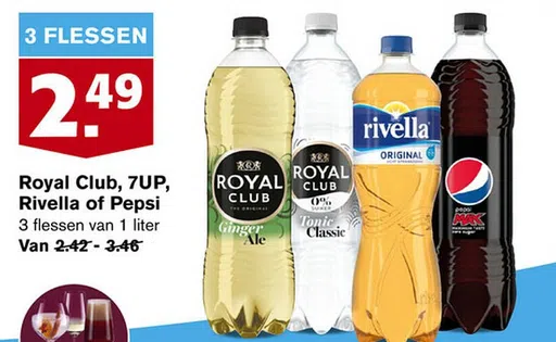 Royal Club, 7UP, Rivella of Pepsi