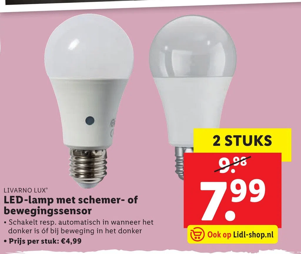 led lamp folder aanbieding bij Lidl details