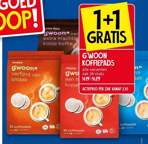 G'woon Koffiepads