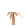 HYACINTH Deco palmboom naturel H 37 cm