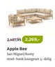 Apple Bee San Miguel/Rooty stoel-bank loungeset 4-delig