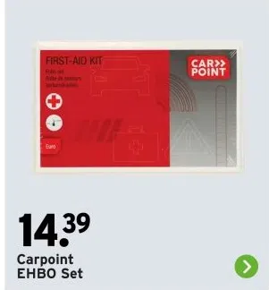 Bouwmarkt aanbieding in Hoorn-Noord: Carpoint EHBO Set, 