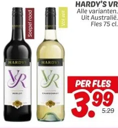 Supermarkt aanbieding in Lelystad: HARDY'S VR, 