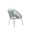YUMA Lounge stoel groen H 81.5 x B 67.5 x D 69.5 cm