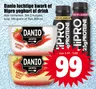 Danio luchtige kwark of Hipro yoghurt of drink