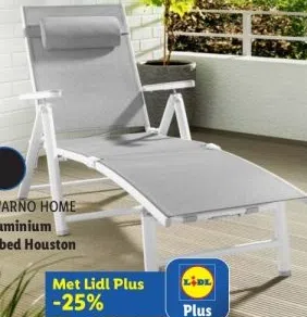 Supermarkt aanbieding in Maarn: LIVARNO HOME Aluminium ligbed Houston, 