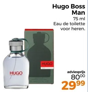 Drogisterij aanbieding in Amsterdam: Hugo Boss Man, 