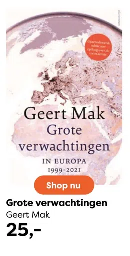 Grote verwachtingen Geert Mak