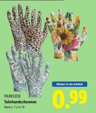 Supermarkt aanbieding in De Citadel: PARKSIDE Tuinhandschoenen, 
