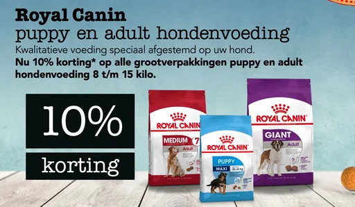 Royal Canin puppy en adult hondenvoeding