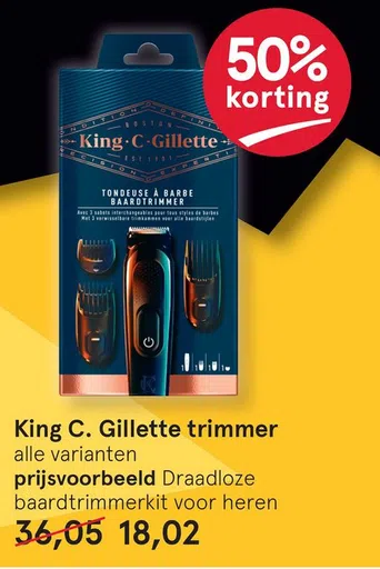 King C. Gillette trimmer