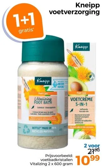 Drogisterij aanbieding in Ludgeruskwartier: Kneipp voetverzorging, 