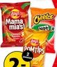 Lay's Hamka's, Grills, Mama Mia's, Pomtips of Cheetos
