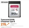 Transcend 512GB CFexpress Type B