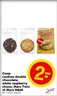 Coop cookies double chocolate, white raspberry choco, Mars Twix of Mars M&M