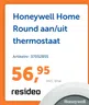 Honeywell Home Round aan/uit thermostaat