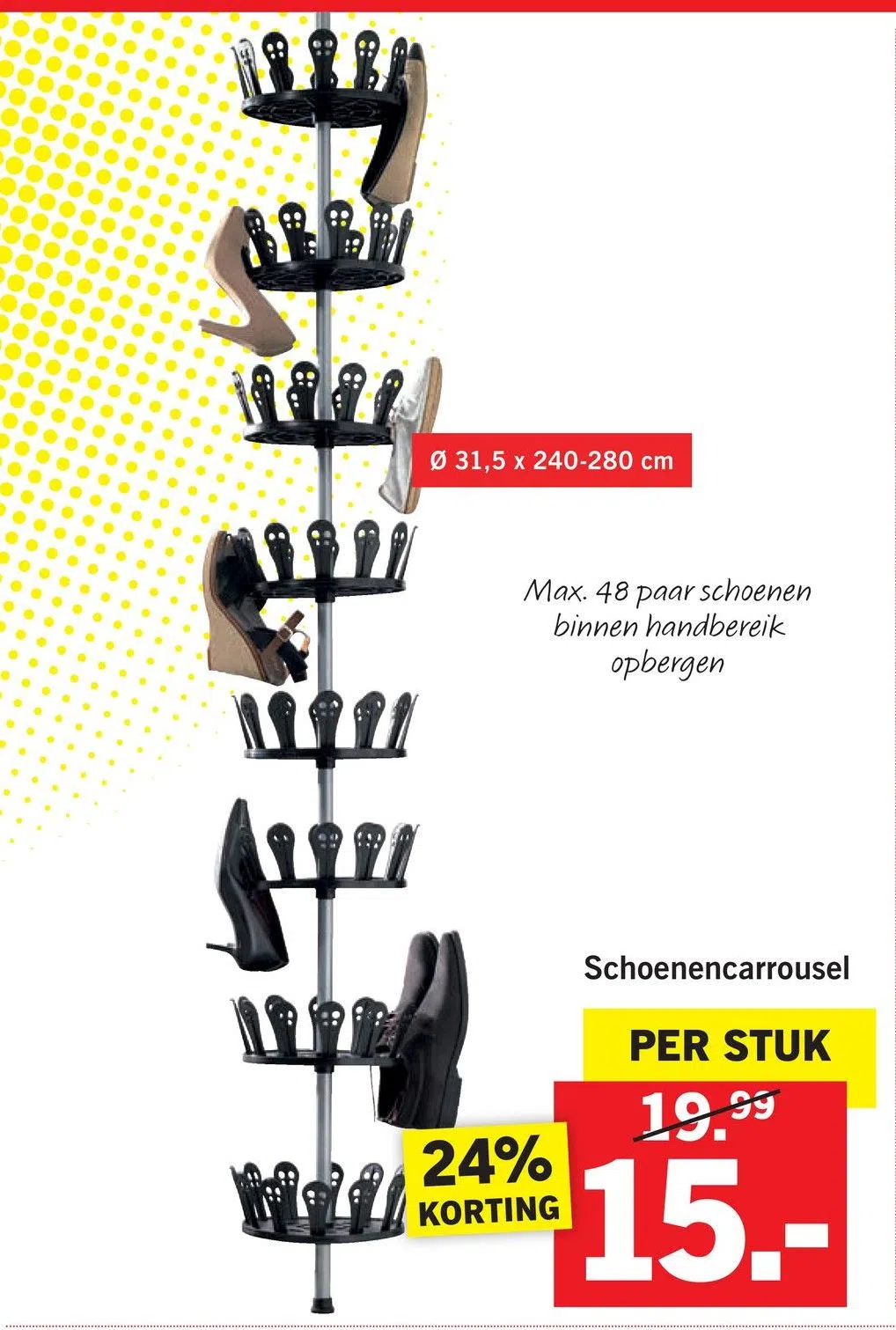 Schoenencarrousel aanbieding