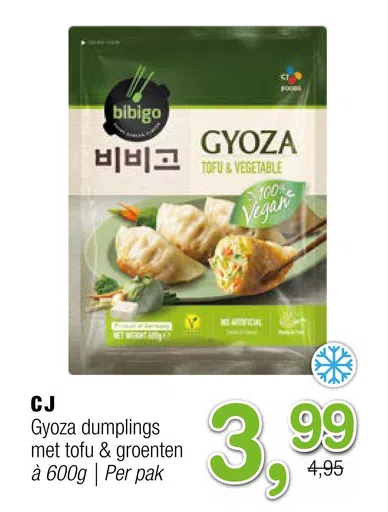 CJ Gyoza dumplings met tofu & groenten
