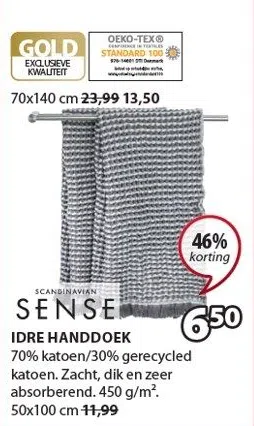 Scandinavian Sen Sense Idre Handdoek