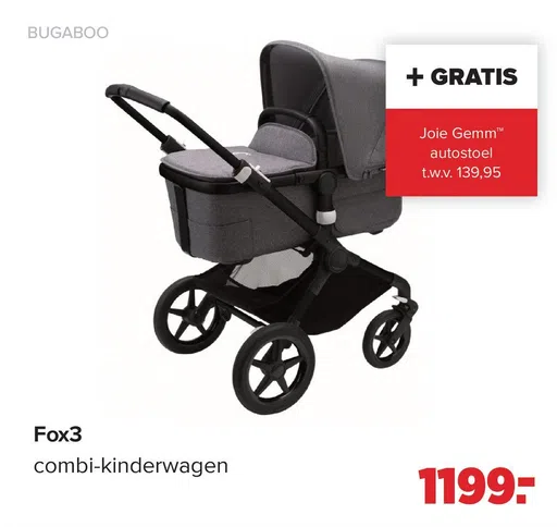 Fox3 combi-kinderwagen