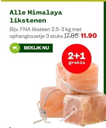 Tuin & Dier aanbieding in Willem-Alexander: Alle Himalaya likstenen, 
