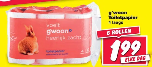 g'woon Toiletpapier