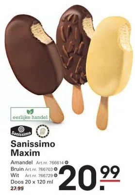 Supermarkt aanbieding in Tilburg: Sanissimo Maxim, 